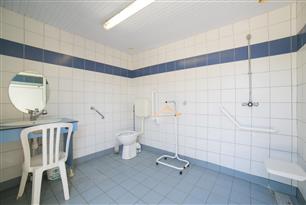 sanitary facilities equipped for the disabled